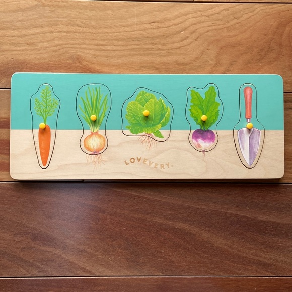 Lovevery Wooden Garden Puzzle - Picture 1 of 4